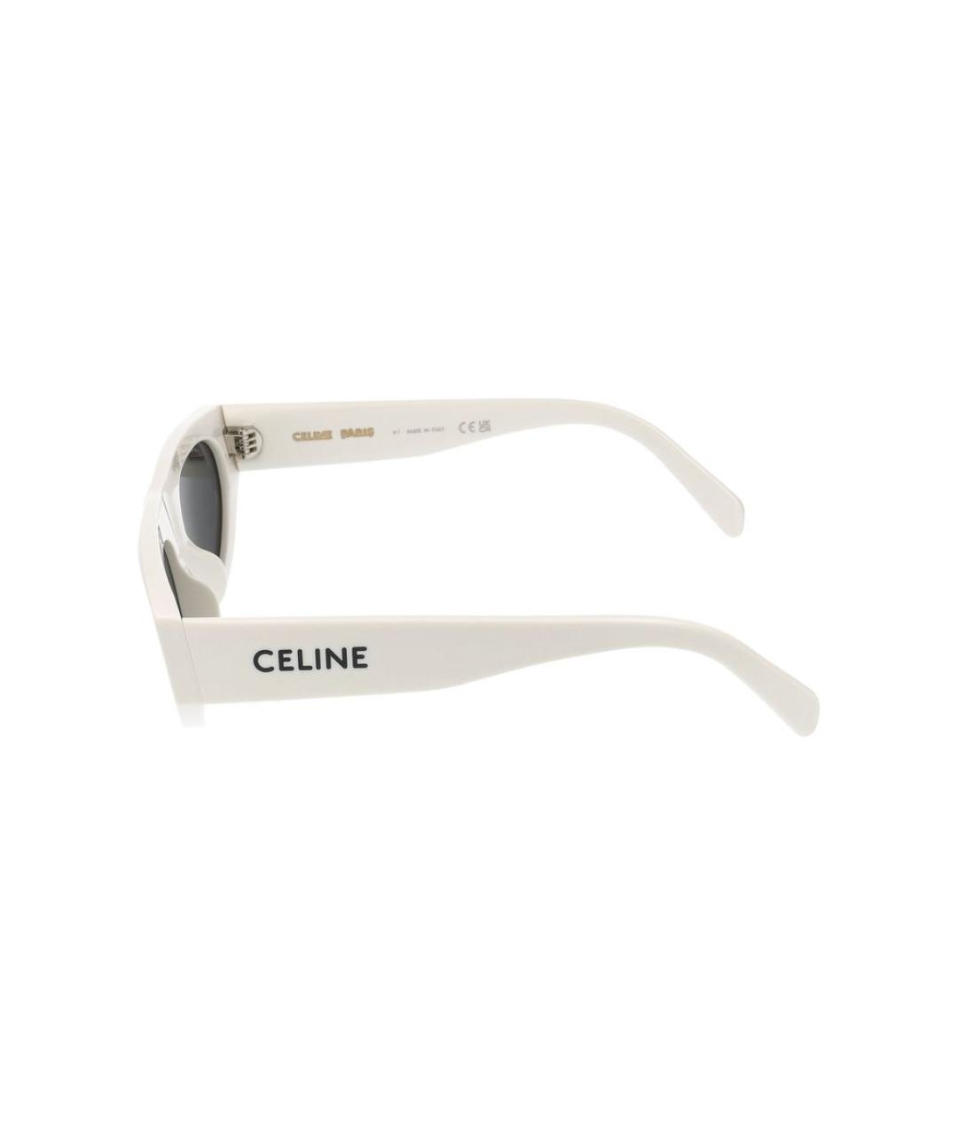 CELINE Белые солнцезащитные очки, фото 3