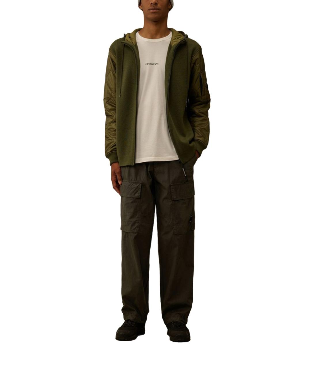 CP COMPANY Серые хлопковые повседневные брюки, фото 2