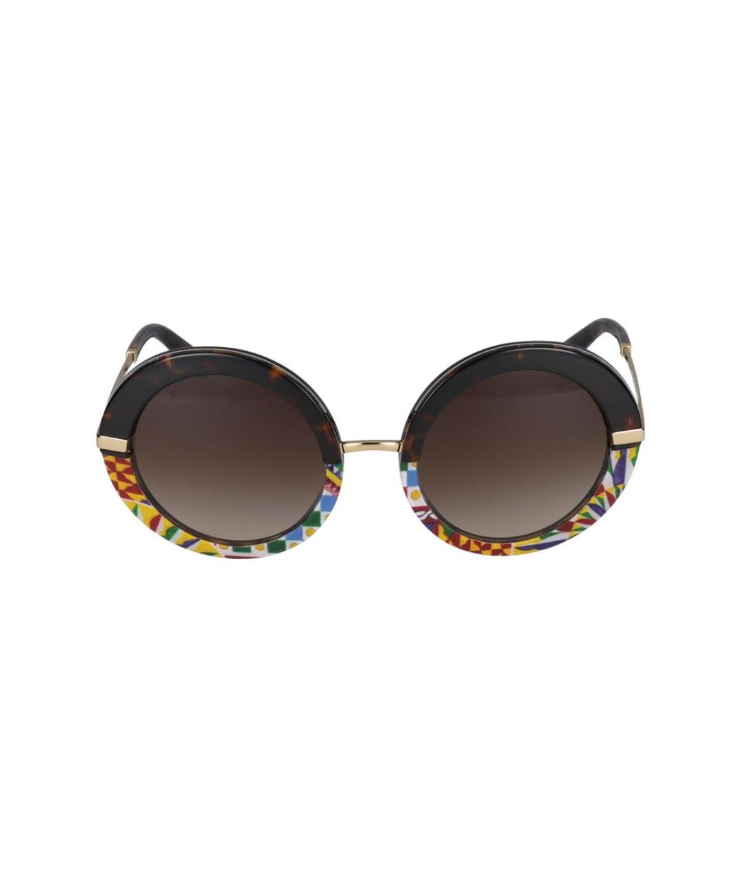 DOLCE&GABBANA Коричневые солнцезащитные очки, фото 1