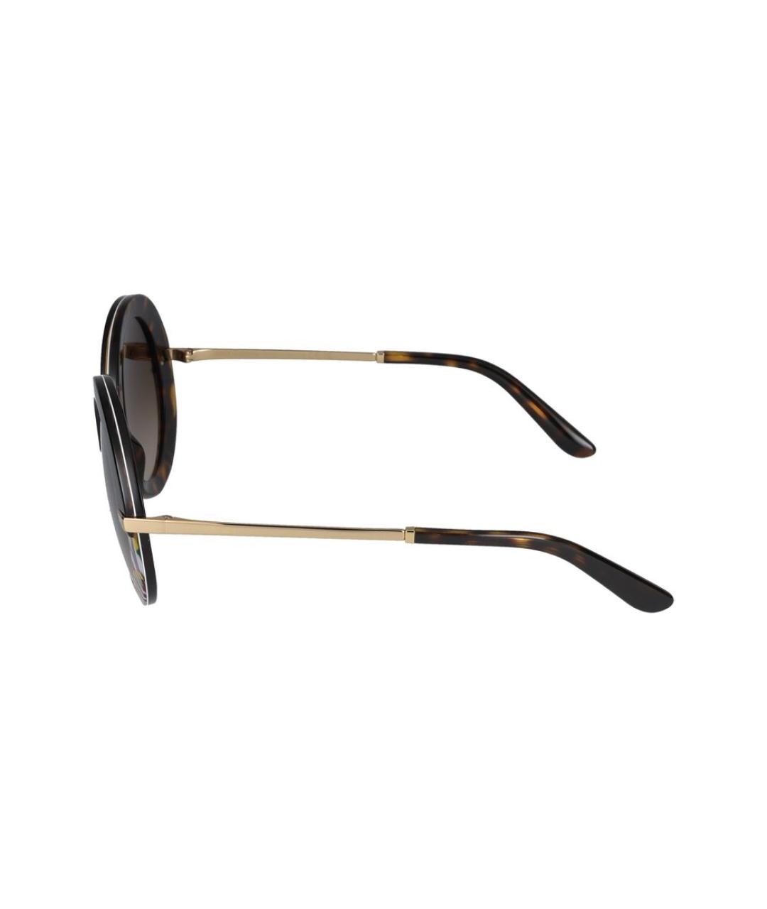 DOLCE&GABBANA Коричневые солнцезащитные очки, фото 5