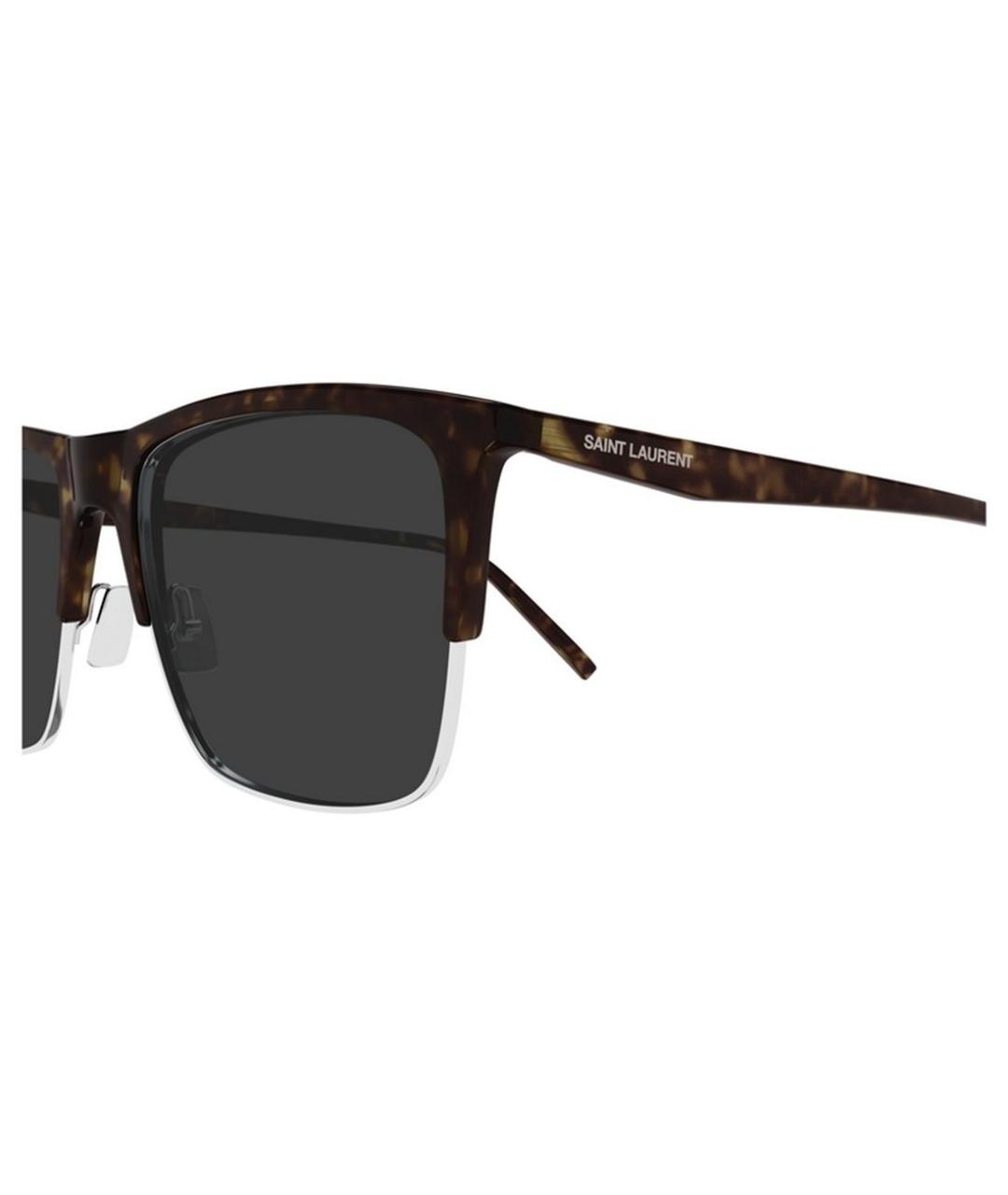 SAINT LAURENT Мульти пластиковые солнцезащитные очки, фото 3