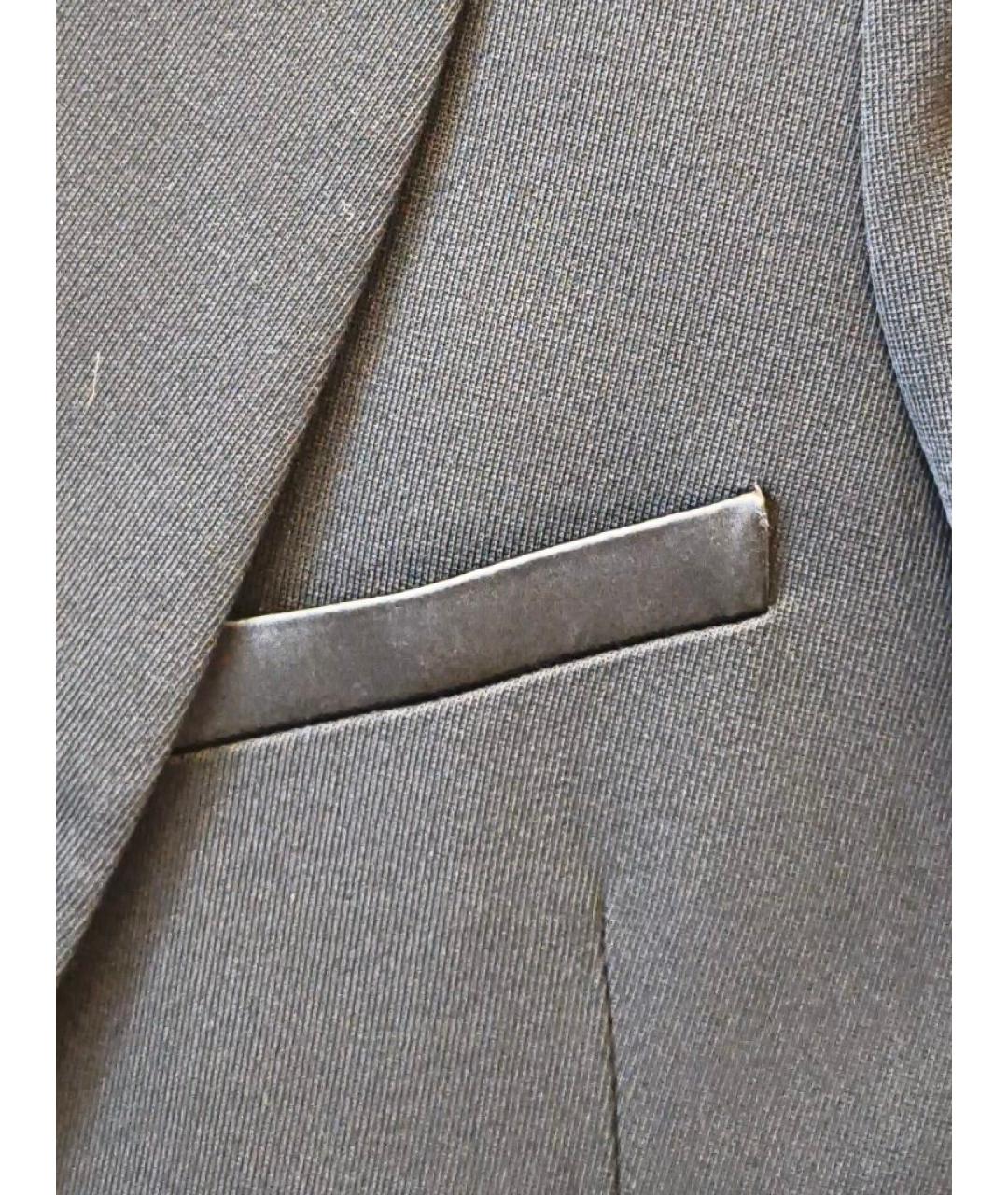 PACO RABANNE Черный шерстяной жакет/пиджак, фото 5