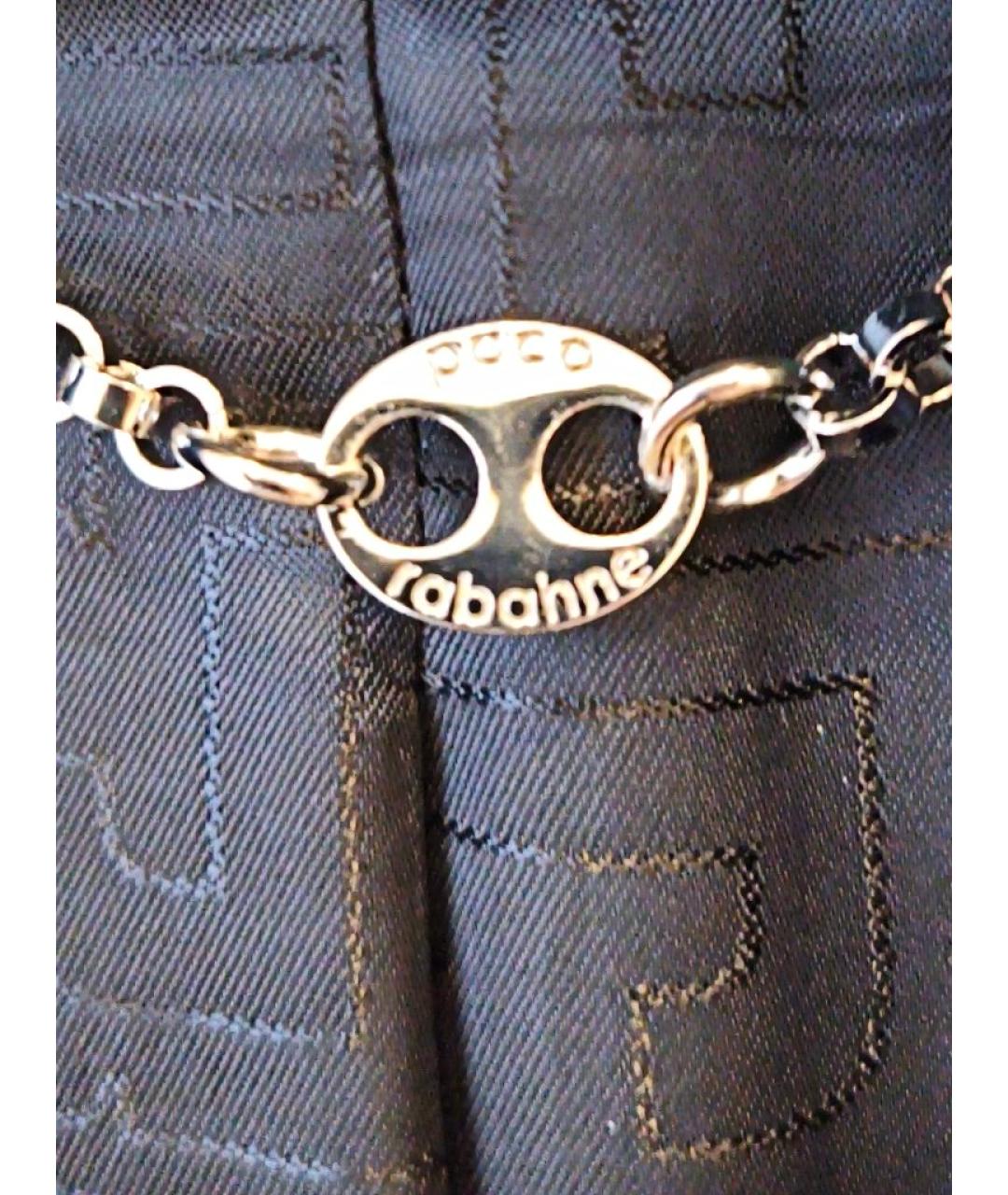 PACO RABANNE Черный шерстяной жакет/пиджак, фото 4