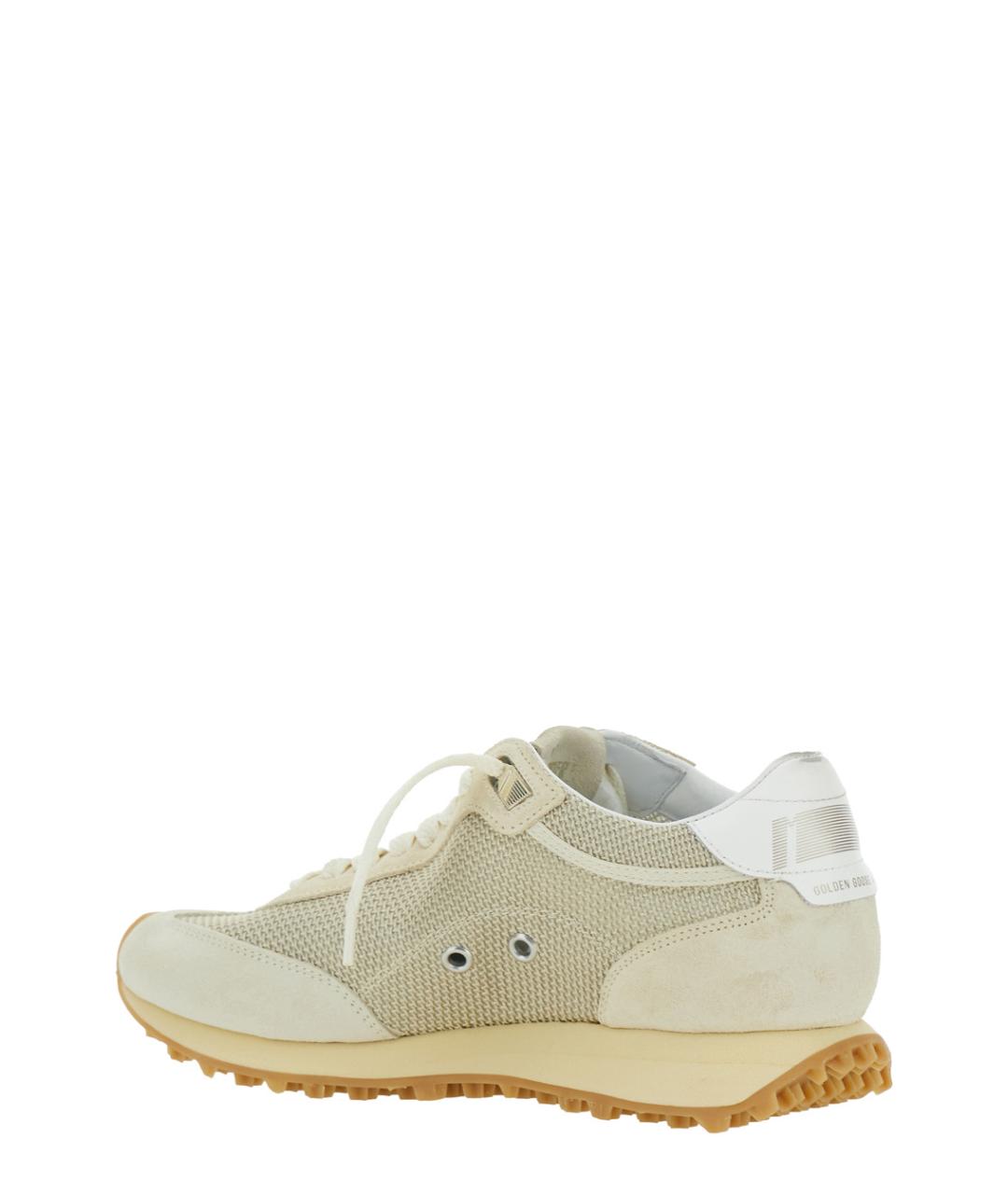 GOLDEN GOOSE DELUXE BRAND Бежевые синтетические кроссовки, фото 2