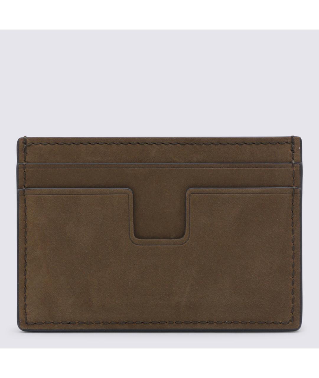 TOM FORD Коричневый кожаный кардхолдер, фото 2