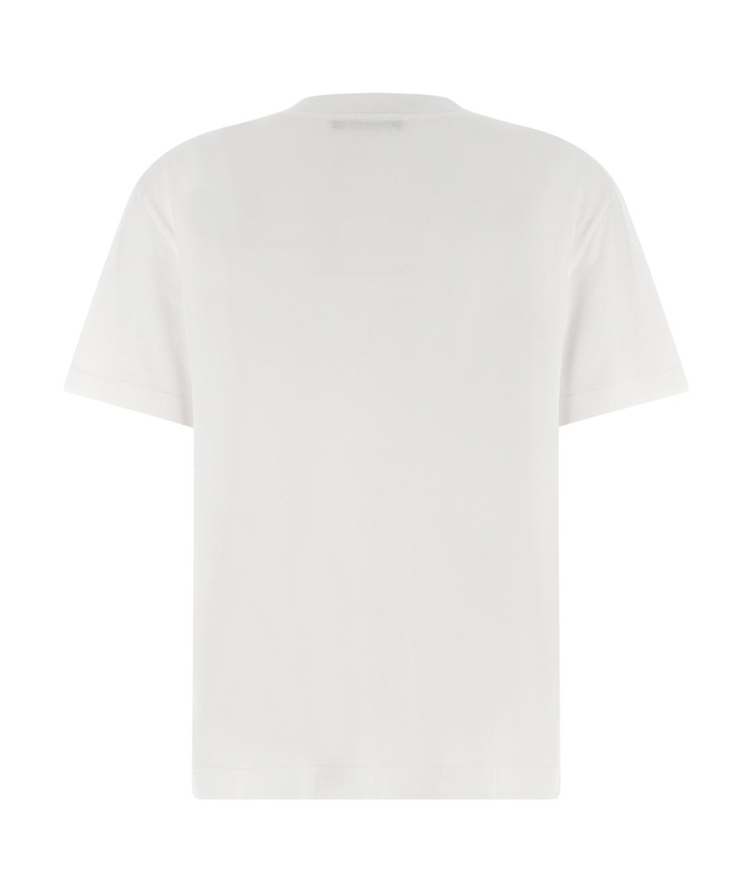 DOLCE&GABBANA Белая хлопковая футболка, фото 2