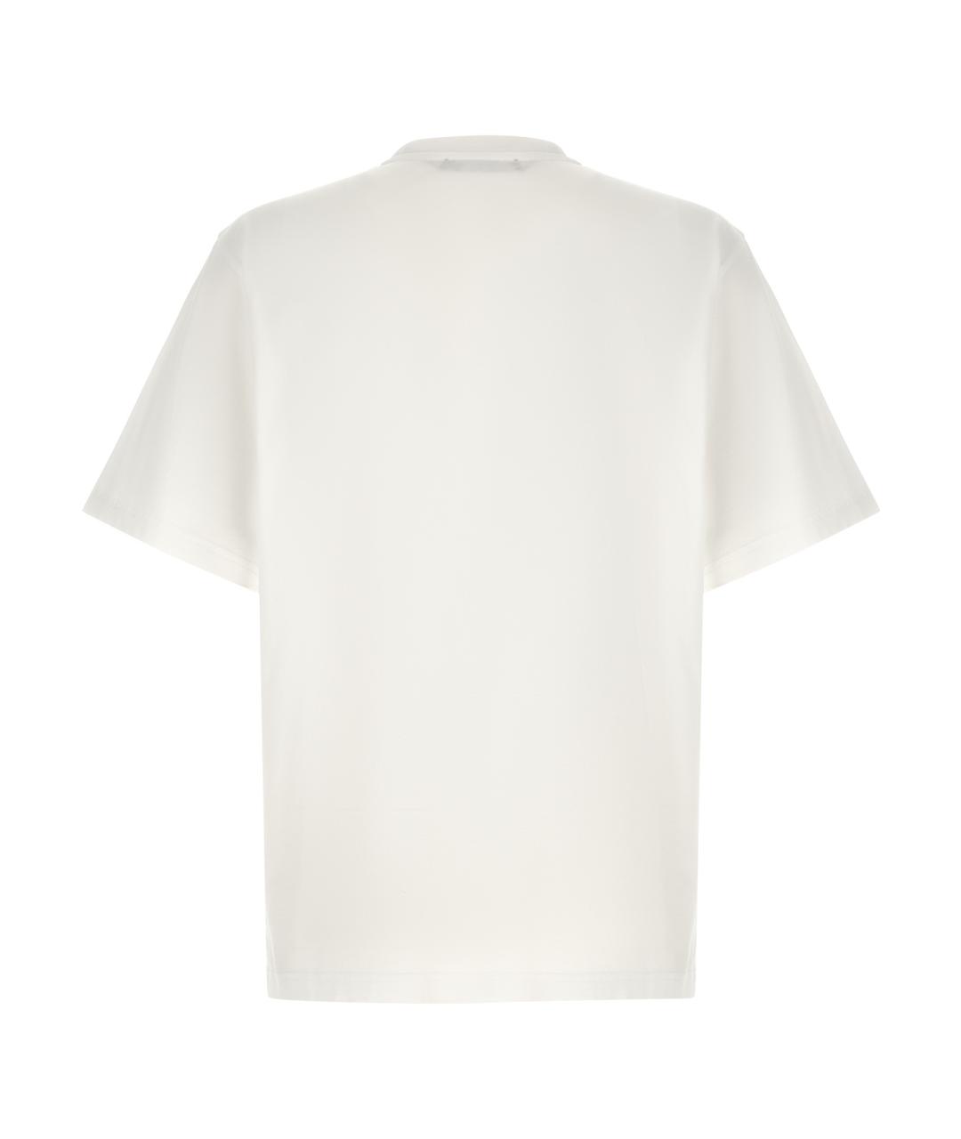 DOLCE&GABBANA Белая хлопковая футболка, фото 2