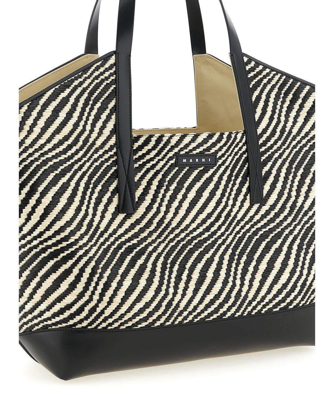 MARNI Черная сумка тоут, фото 3