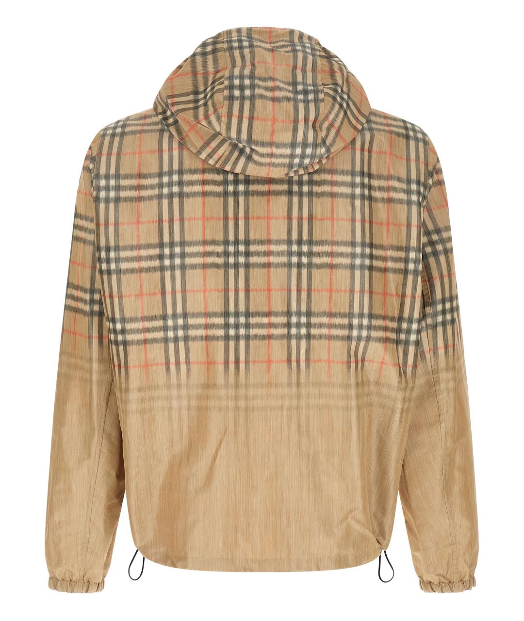 BURBERRY Бежевая вискозная куртка, фото 2