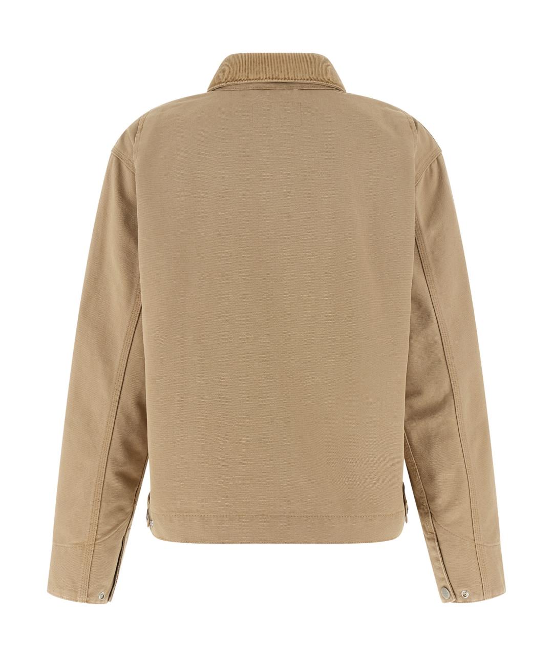 CARHARTT WIP Бежевая хлопковая куртка, фото 2