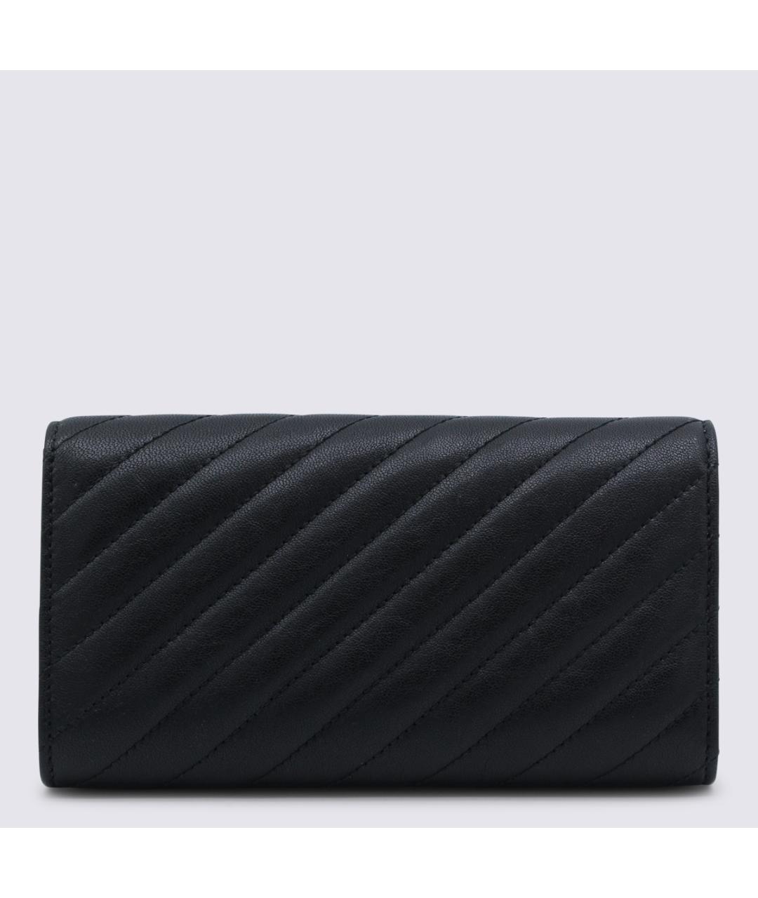 JIMMY CHOO Черная кожаная сумка через плечо, фото 2