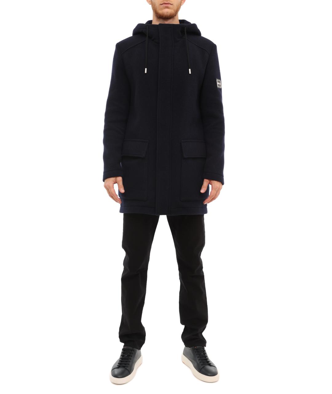 HUGO Синее пальто, фото 1