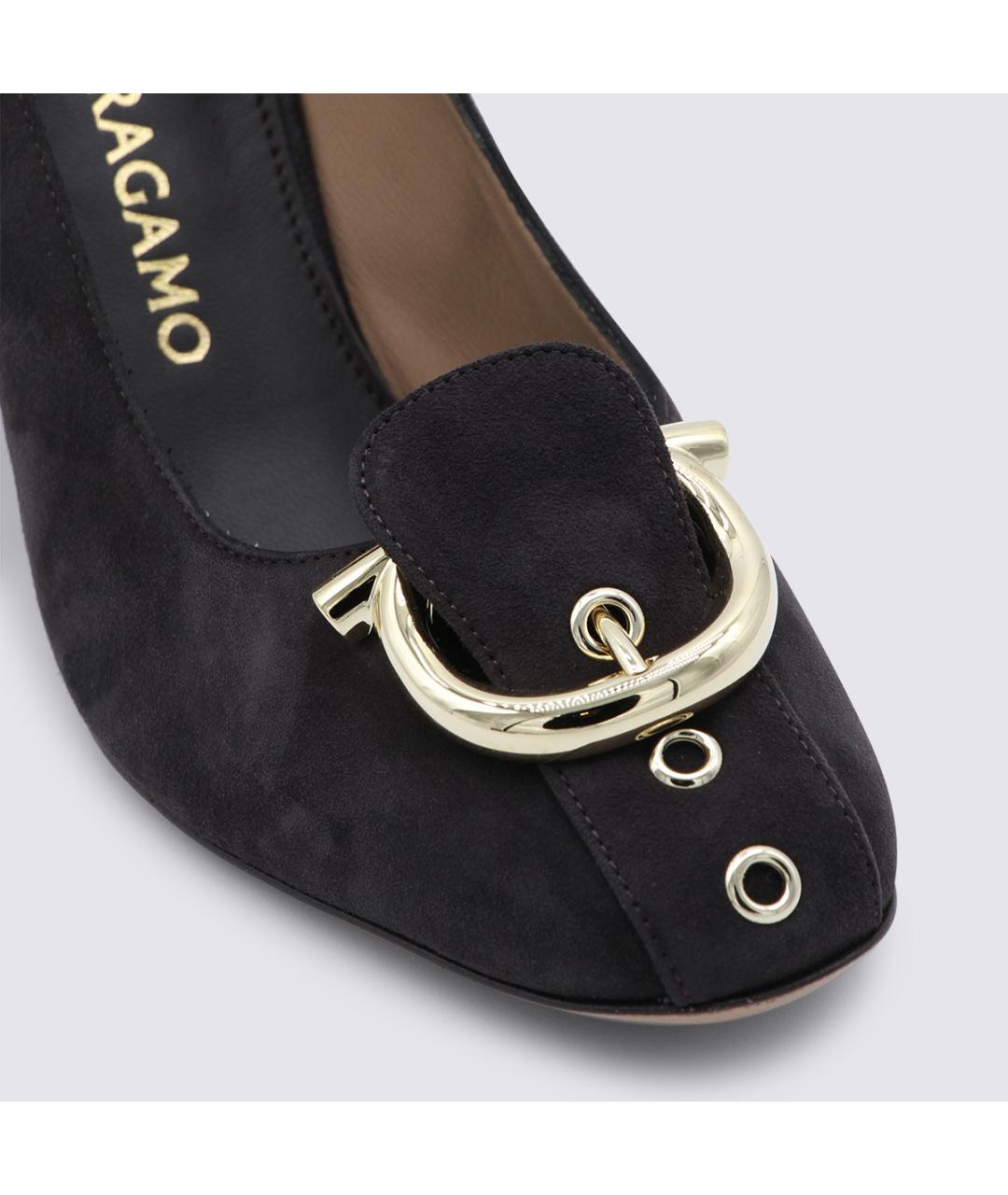 FERRAGAMO Коричневые кожаные туфли, фото 4