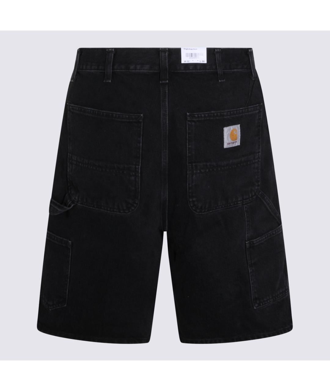 CARHARTT WIP Черные хлопковые шорты, фото 2