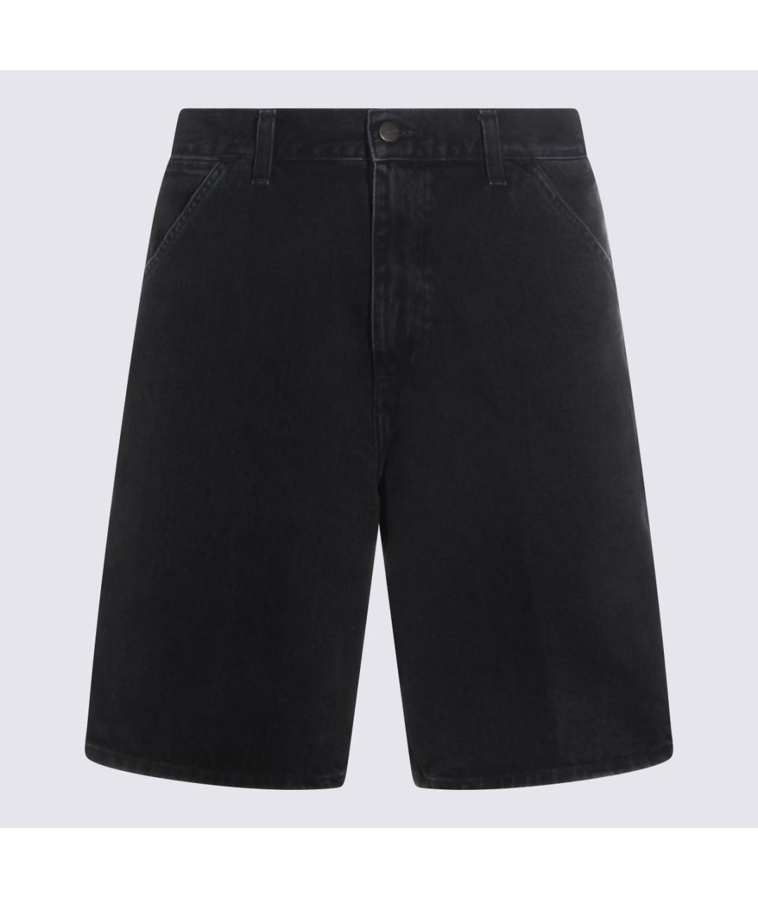 CARHARTT WIP Черные хлопковые шорты, фото 5