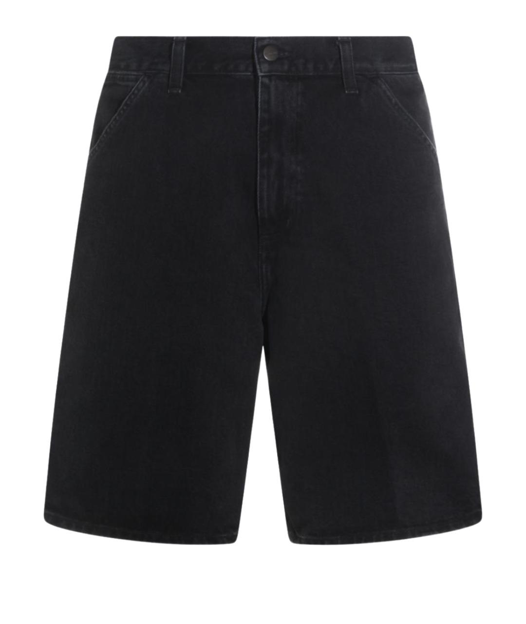 CARHARTT WIP Черные хлопковые шорты, фото 1