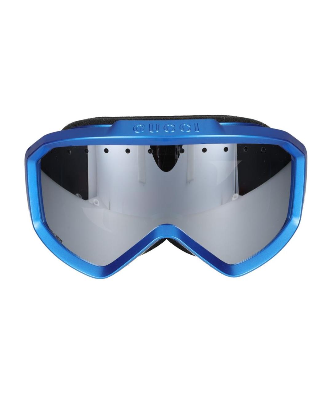 GUCCI Синие пластиковые солнцезащитные очки, фото 1