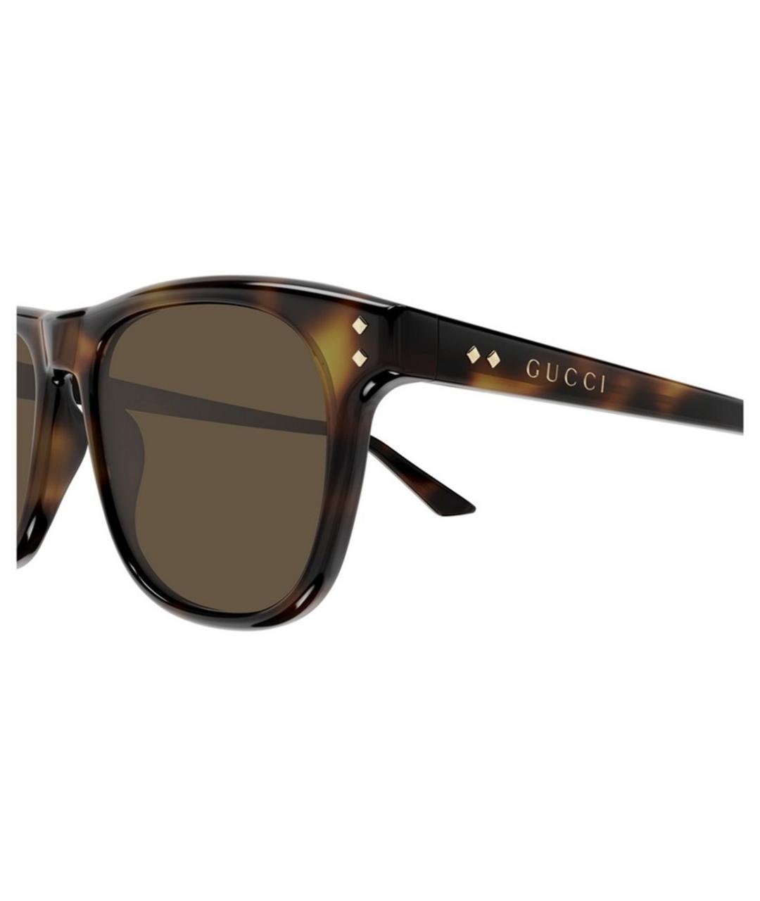 GUCCI Коричневые солнцезащитные очки, фото 5