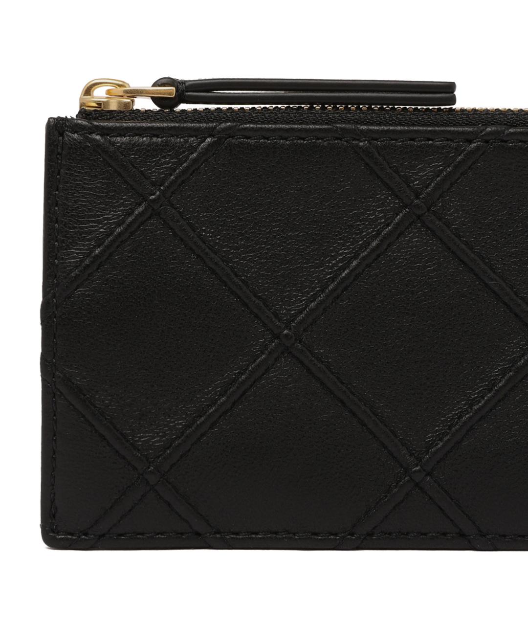 TORY BURCH Черный кожаный кошелек, фото 4