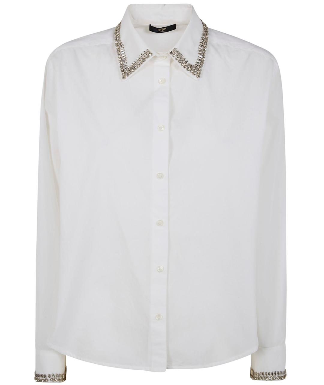 SEVENTY Белая хлопковая рубашка, фото 1