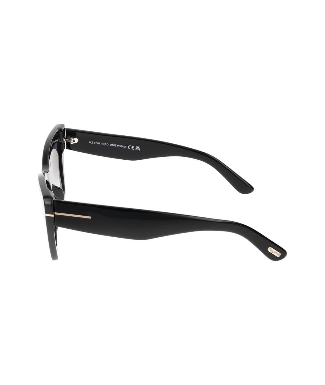 TOM FORD Черные пластиковые солнцезащитные очки, фото 2