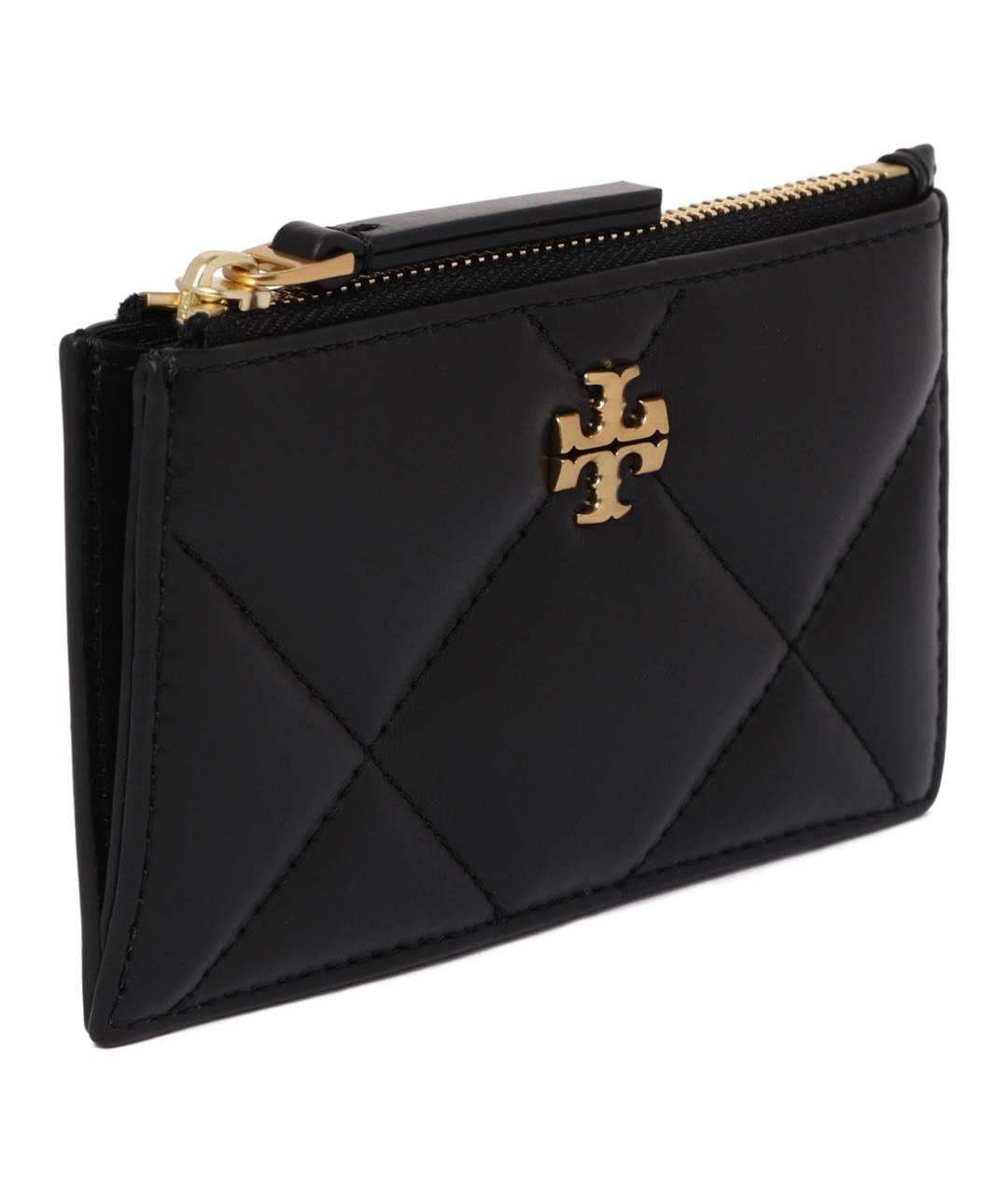 TORY BURCH Черный кожаный кошелек, фото 3