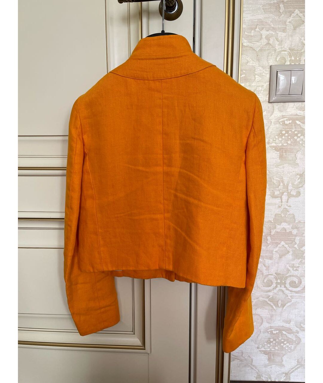 CHLOE Оранжевый льняной жакет/пиджак, фото 2