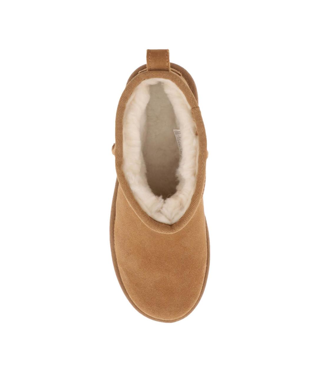 UGG AUSTRALIA Бежевые замшевые ботинки, фото 3