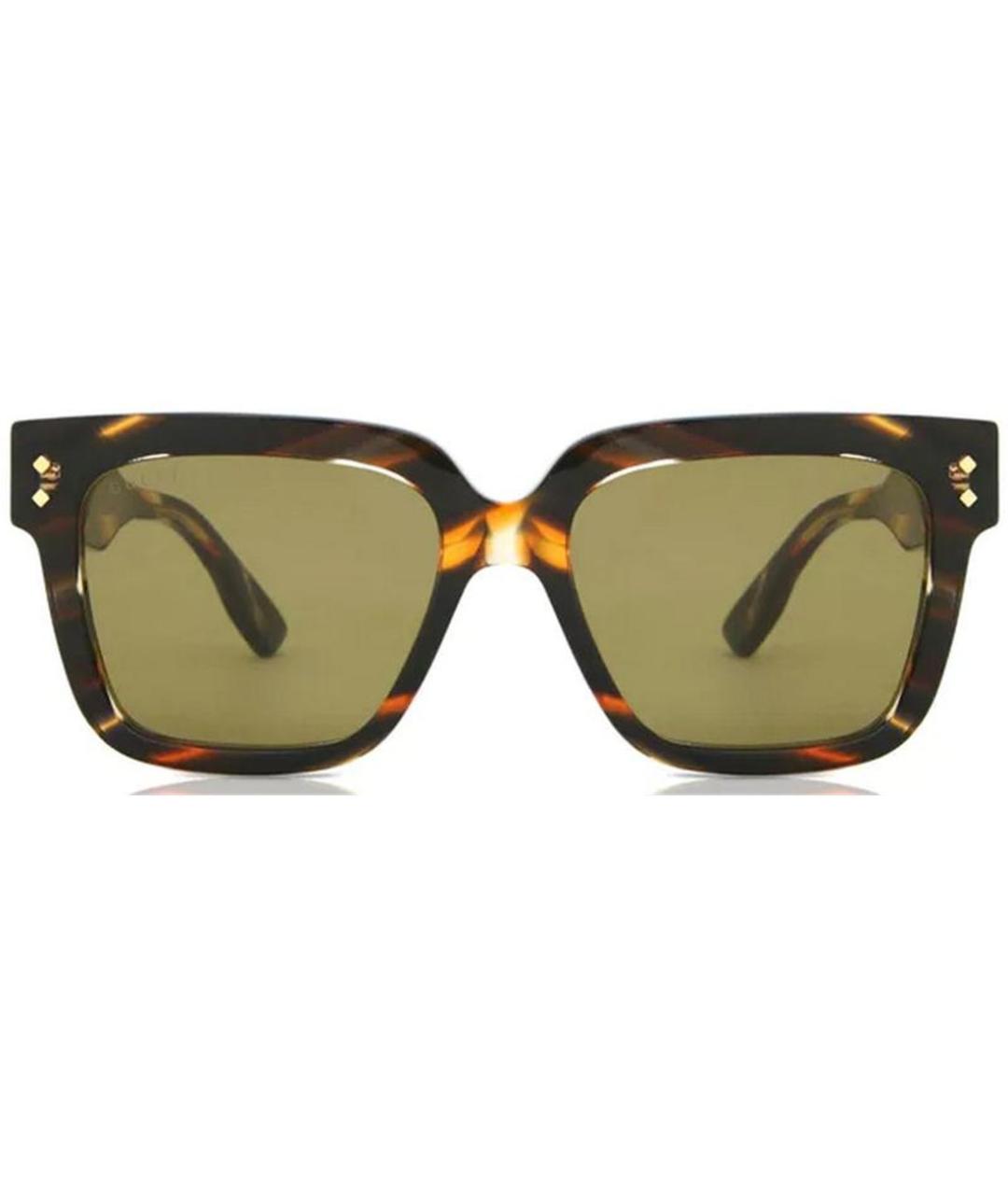 GUCCI Коричневые солнцезащитные очки, фото 4