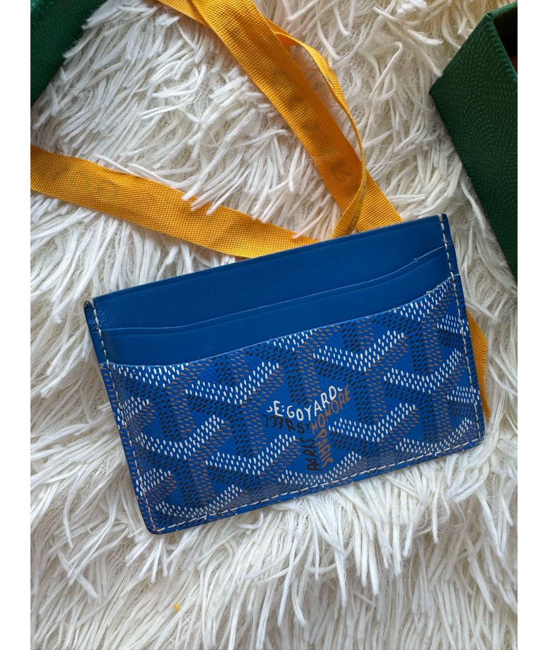 GOYARD Синий кардхолдер, фото 5