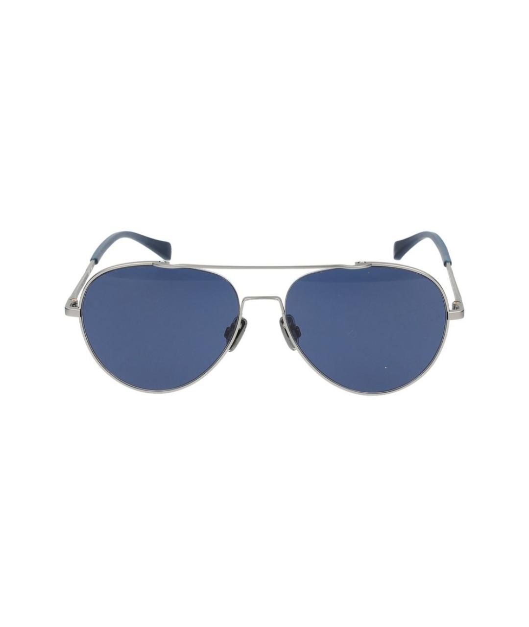 RAG & BONE Серые металлические солнцезащитные очки, фото 1