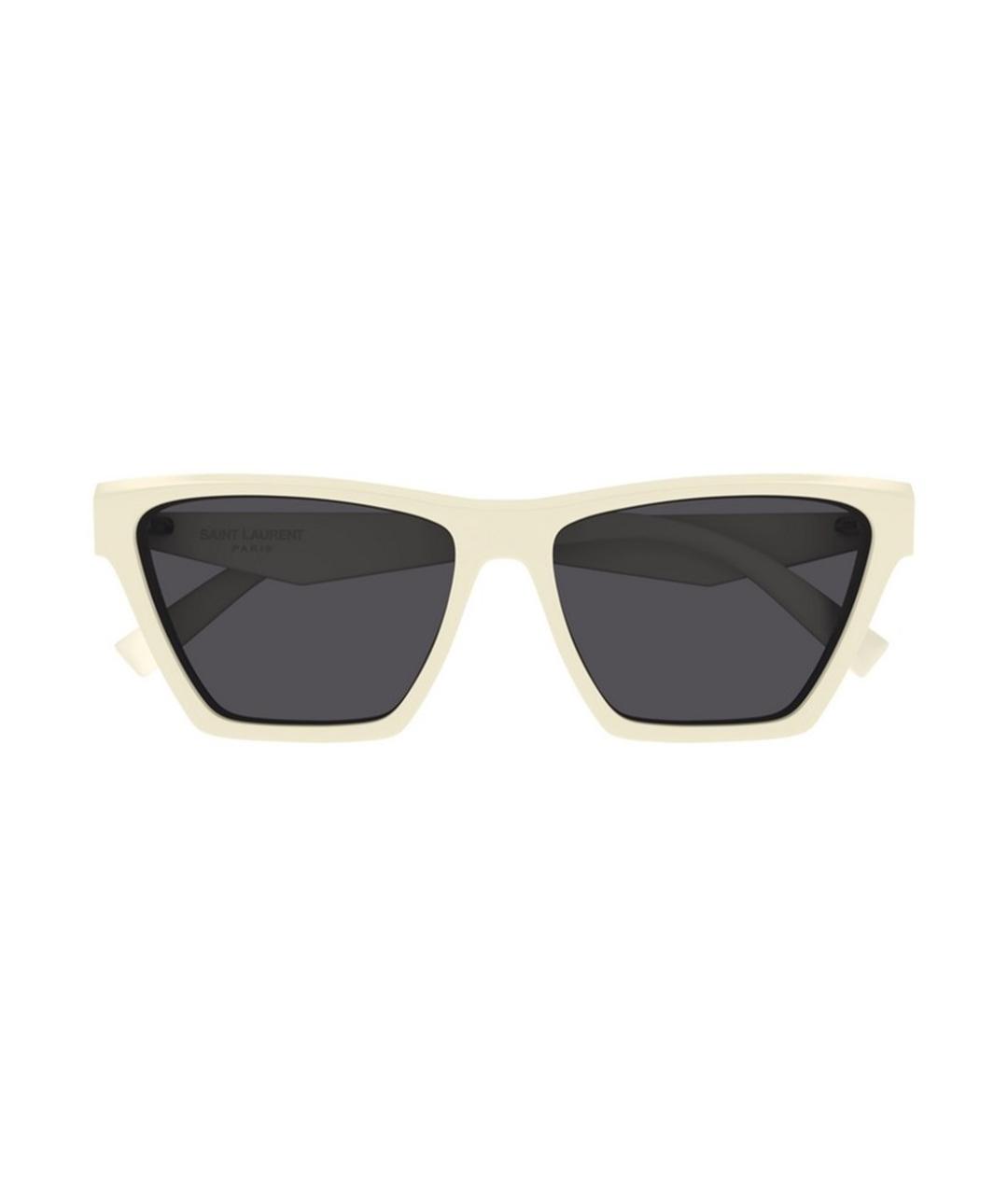 SAINT LAURENT Белые солнцезащитные очки, фото 2