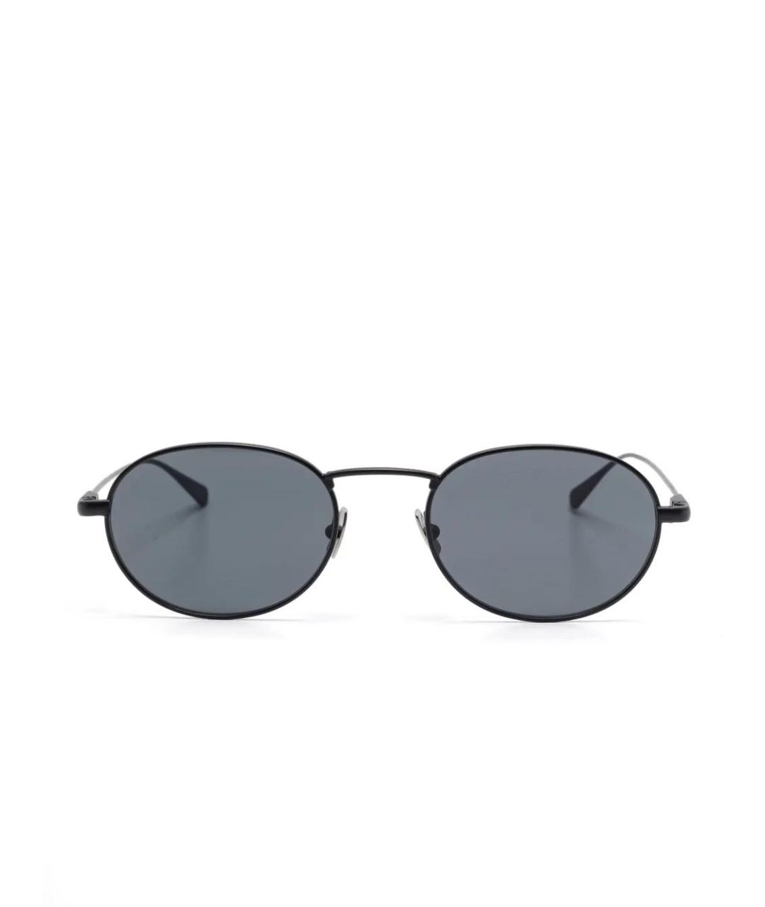 SAINT LAURENT Черные металлические солнцезащитные очки, фото 2