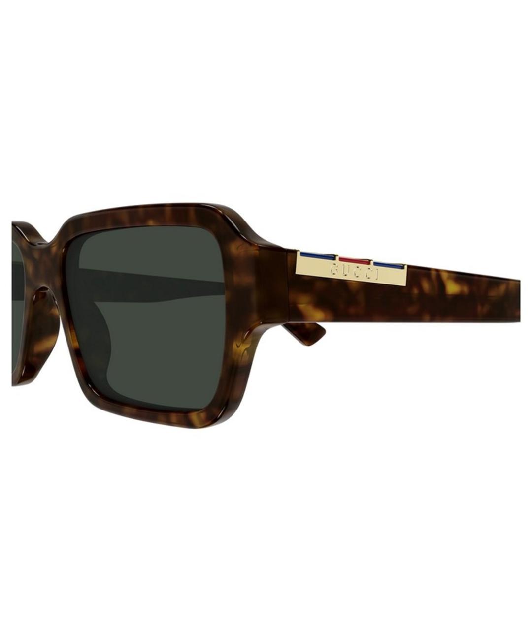 GUCCI Коричневые солнцезащитные очки, фото 5