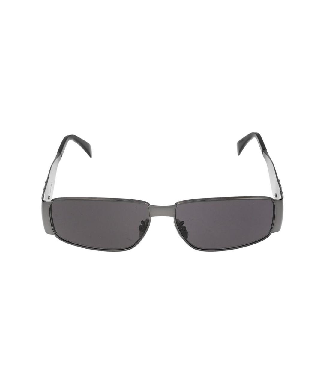 CELINE Черные металлические солнцезащитные очки, фото 2