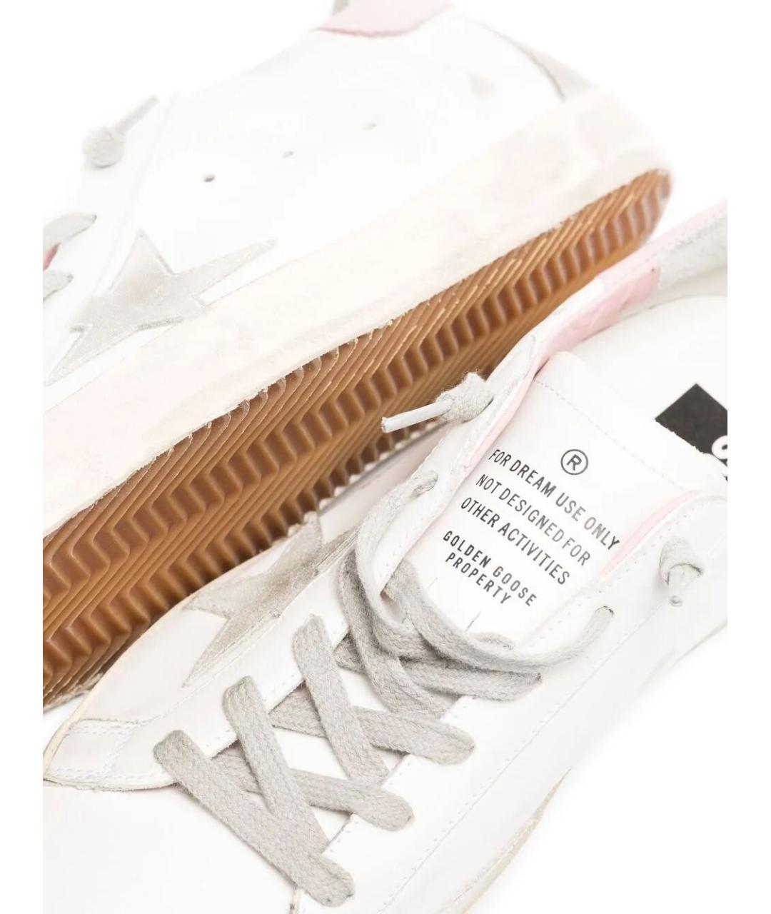 GOLDEN GOOSE DELUXE BRAND Белые кожаные кеды, фото 4