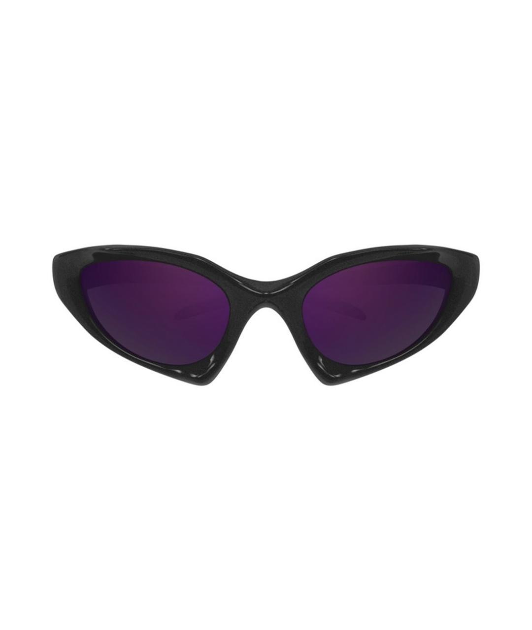 BALENCIAGA Черные пластиковые солнцезащитные очки, фото 2