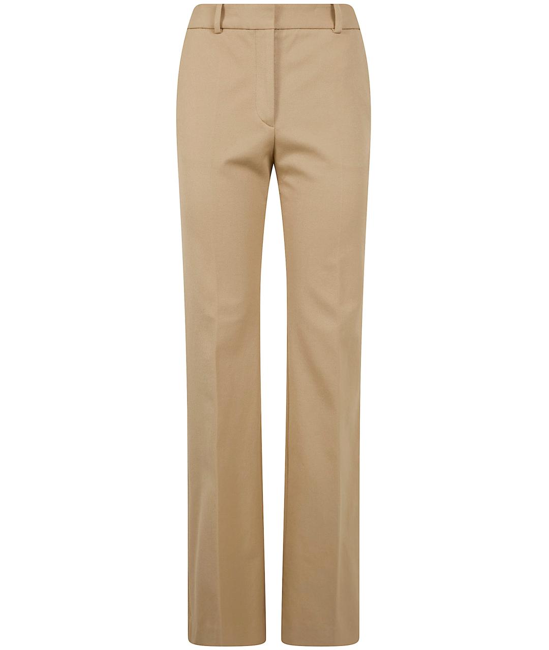 JOSEPH Бежевые вискозные прямые брюки, фото 1