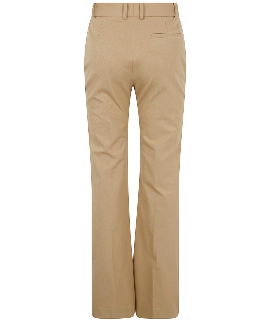JOSEPH Бежевые вискозные прямые брюки, фото 2