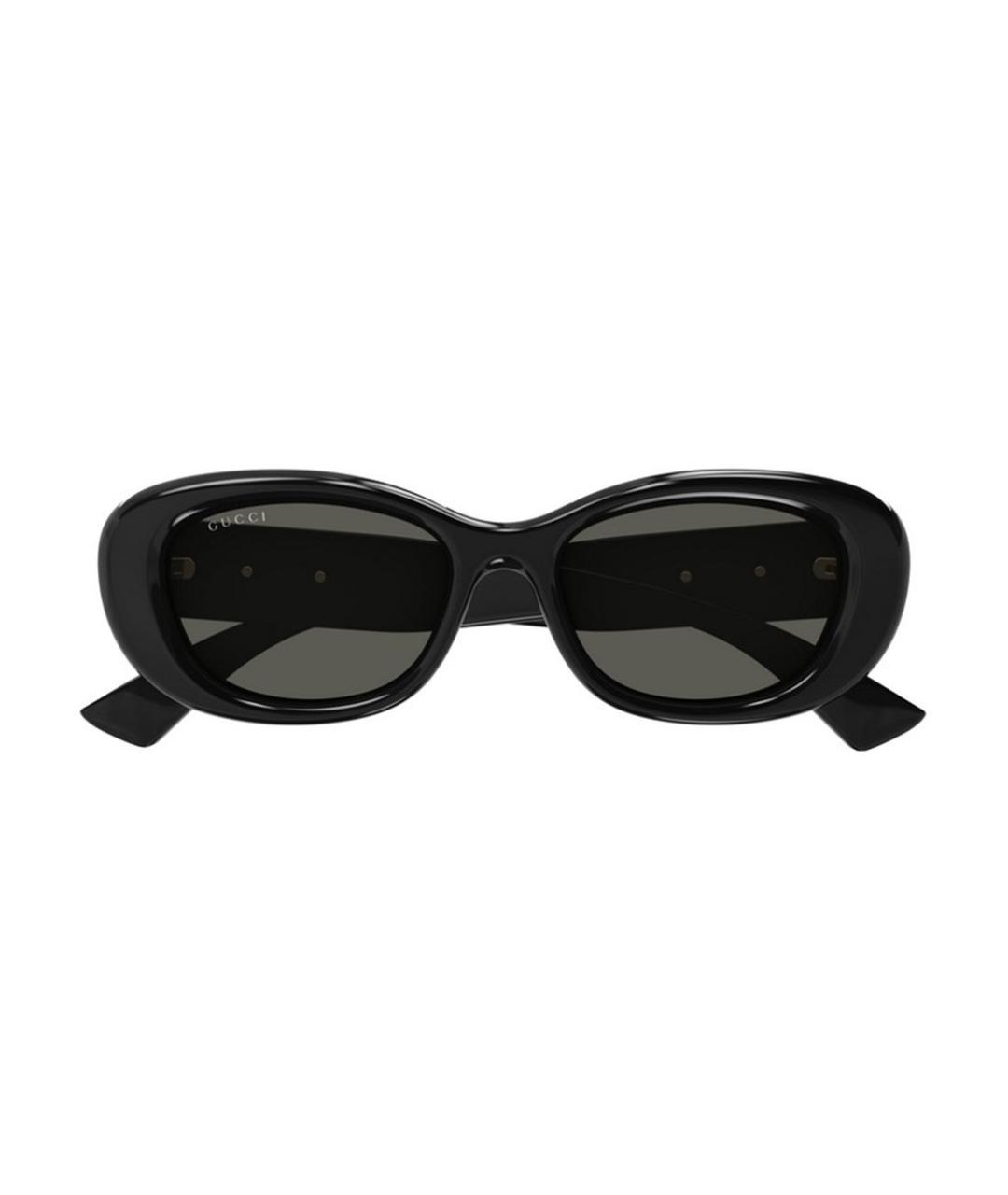 GUCCI Черные пластиковые солнцезащитные очки, фото 2