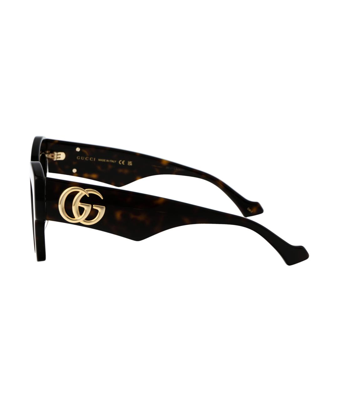 GUCCI Коричневые солнцезащитные очки, фото 3