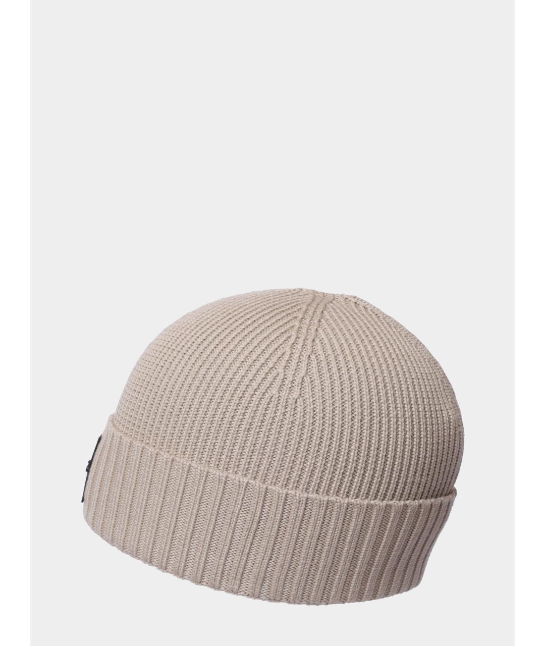 HUGO BOSS Бежевая шерстяная шапка, фото 2