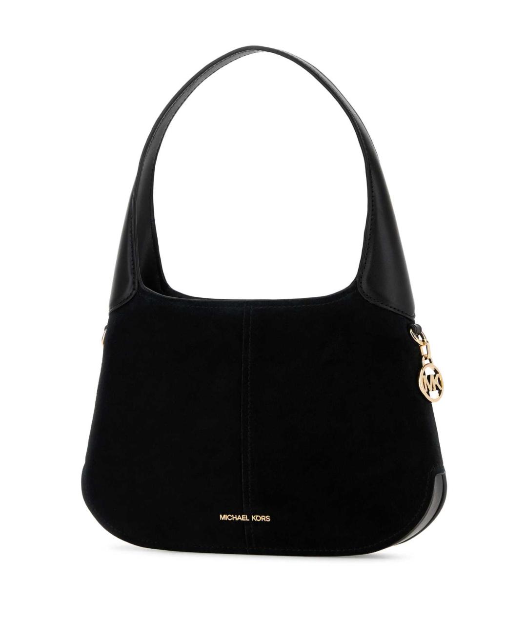 MICHAEL KORS Черная кожаная сумка с короткими ручками, фото 2