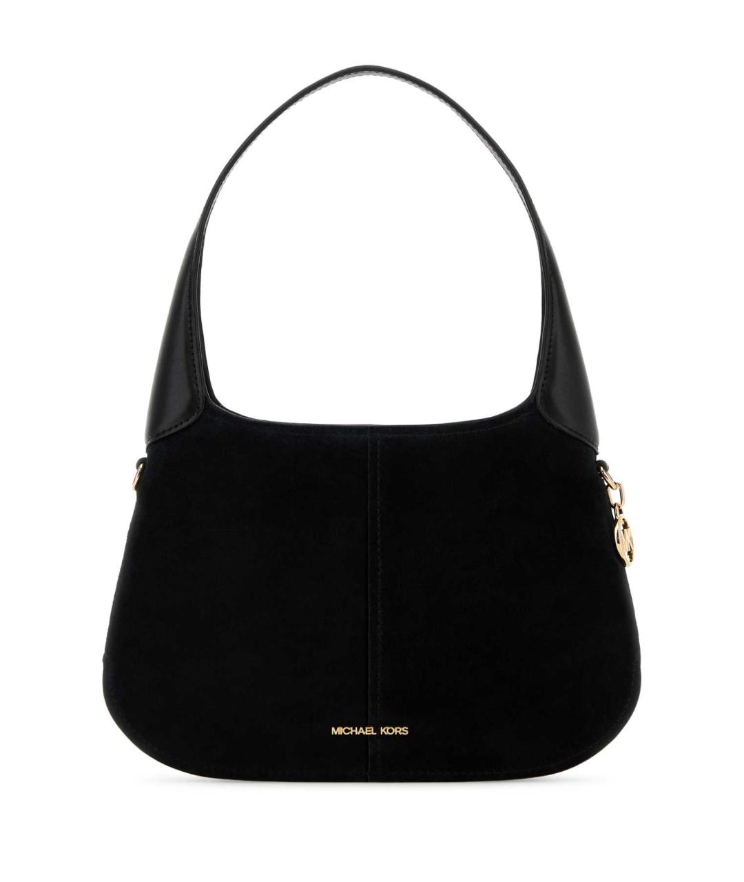 MICHAEL KORS Черная кожаная сумка с короткими ручками, фото 1