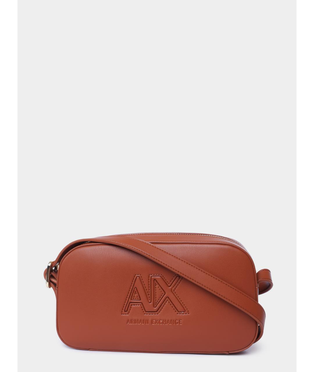 ARMANI EXCHANGE Коричневая сумка через плечо, фото 2