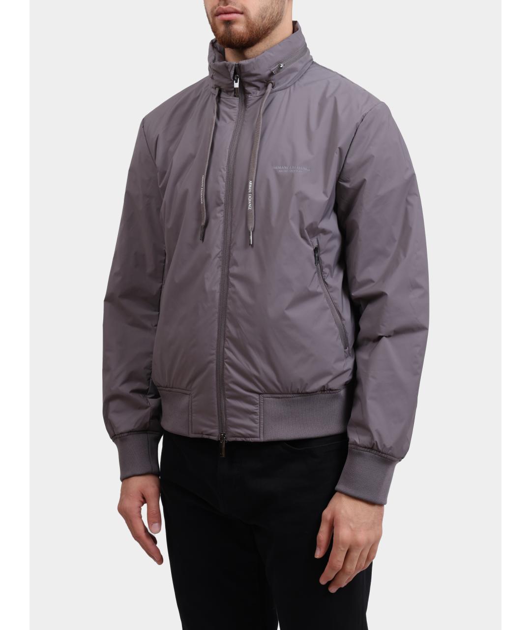 ARMANI EXCHANGE Фиолетовая полиамидовая куртка, фото 3