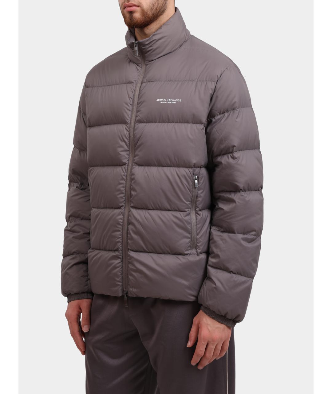 ARMANI EXCHANGE Серый пуховик, фото 3