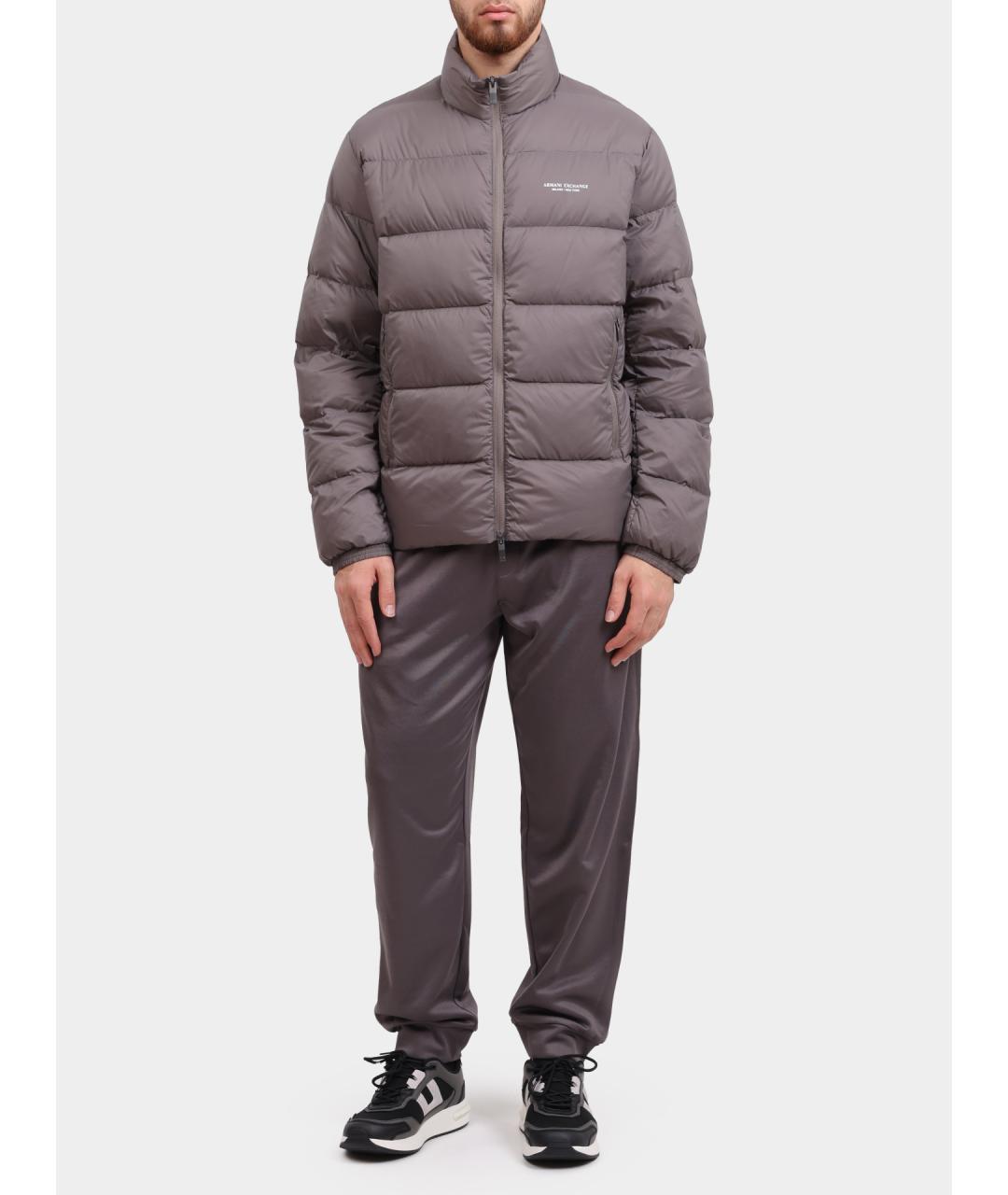 ARMANI EXCHANGE Серый пуховик, фото 2
