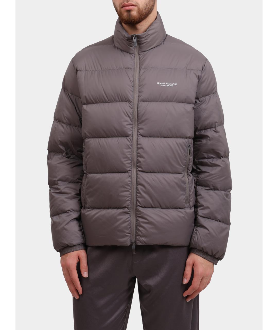 ARMANI EXCHANGE Серый пуховик, фото 5
