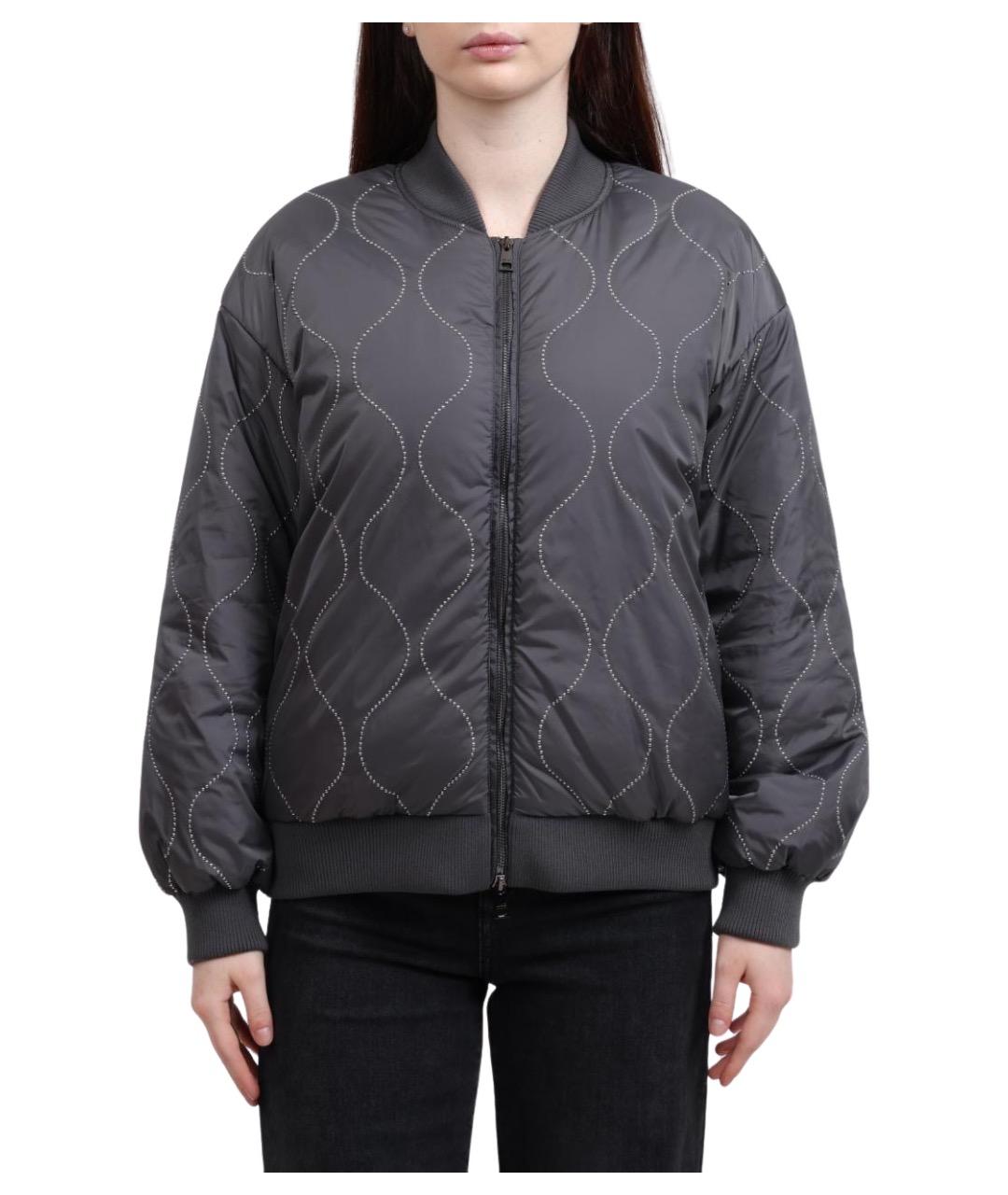 LIU JO Серая полиамидовая куртка, фото 1